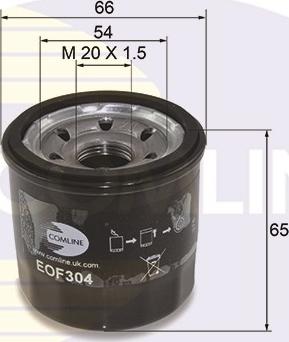 Comline EOF304 - Маслен филтър vvparts.bg