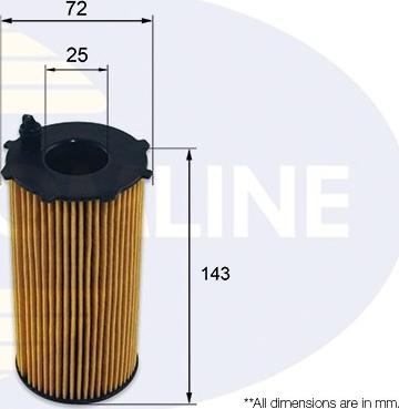 Comline EOF334 - Маслен филтър vvparts.bg