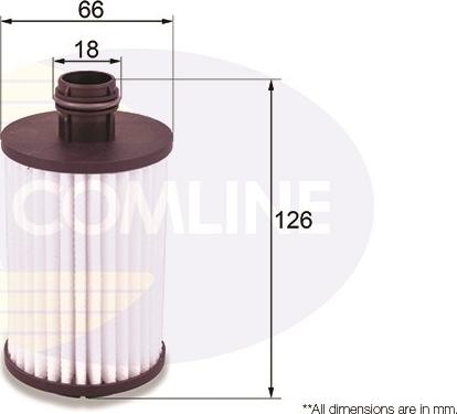 Comline EOF255 - Маслен филтър vvparts.bg