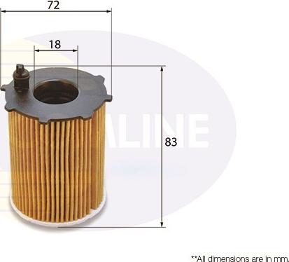 Comline EOF206 - Маслен филтър vvparts.bg