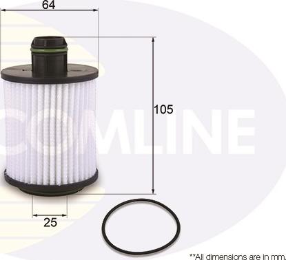 Comline EOF238 - Маслен филтър vvparts.bg