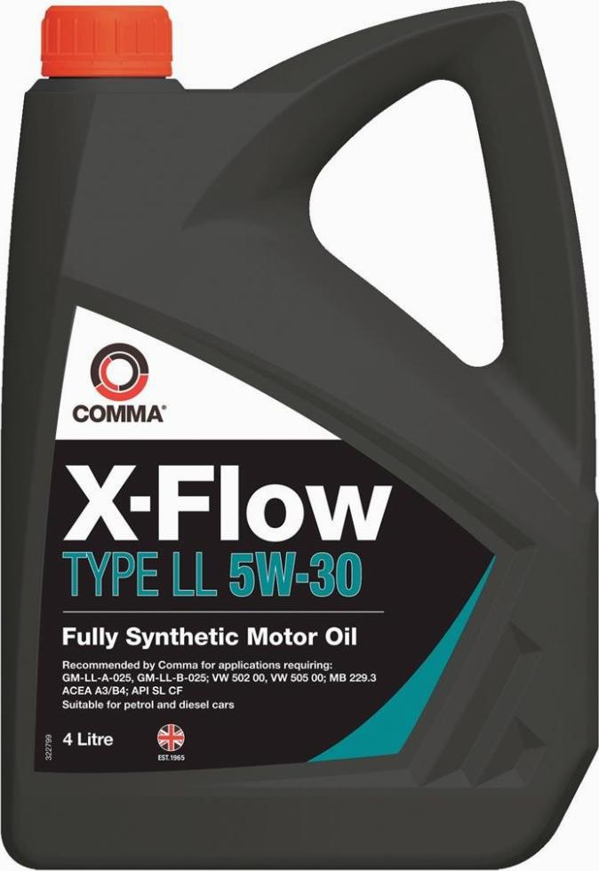 Comma X-FLOW LL 5W30 SYNT. 4L - Двигателно масло vvparts.bg