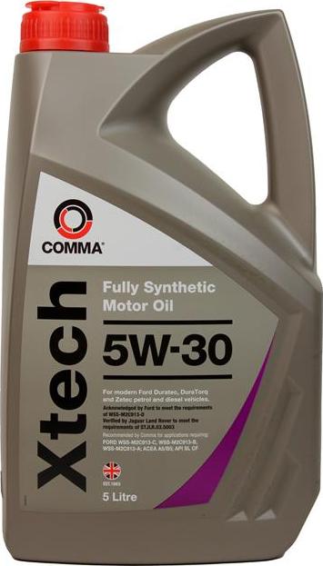 Comma X-TECH 5W30 5L - Двигателно масло vvparts.bg