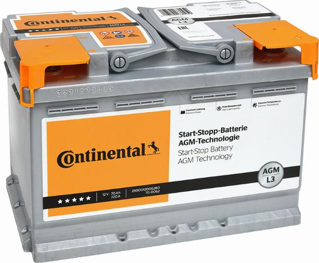 Continental 2800012006280 - Стартов акумулатор vvparts.bg
