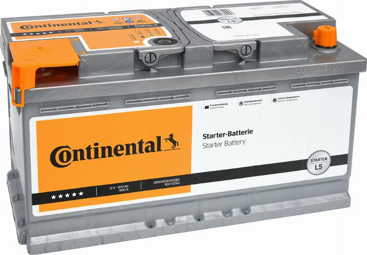 Continental 2800012026280 - Стартов акумулатор vvparts.bg
