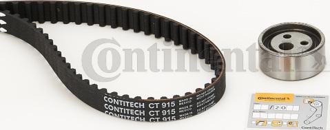 CONTITECH CT915K1 - Комплект ангренажен ремък vvparts.bg