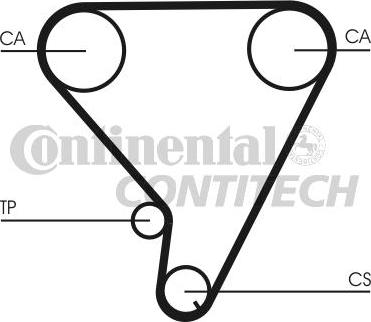 CONTINENTAL CTAM BR 3PK640 - Пистов ремък vvparts.bg