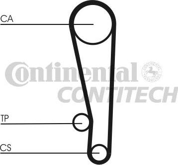 CONTINENTAL CTAM BR CT1013 - Ангренажен ремък vvparts.bg