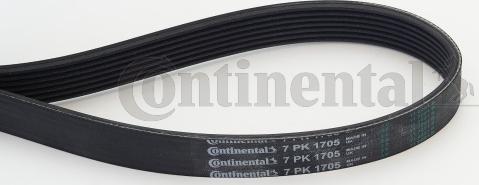 CONTITECH 7 PK 1705 - Пистов ремък vvparts.bg