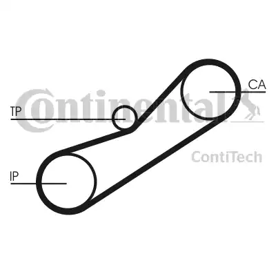 Continental CT950K1 - Комплект ангренажен ремък vvparts.bg