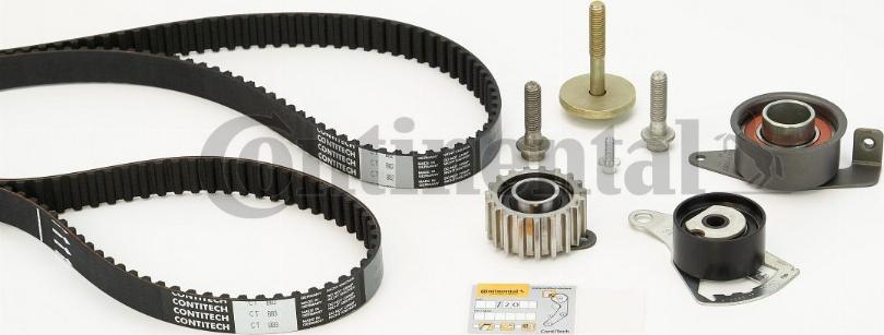 CONTITECH CT901K3 - Комплект ангренажен ремък vvparts.bg