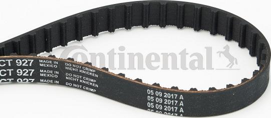 CONTITECH CT 927 - Ангренажен ремък vvparts.bg