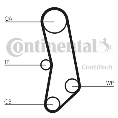 Continental CT503 - Ангренажен ремък vvparts.bg