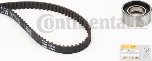 CONTITECH CT 605 K1 - Комплект ангренажен ремък vvparts.bg