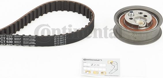 CONTITECH CT 630 K4 - Комплект ангренажен ремък vvparts.bg