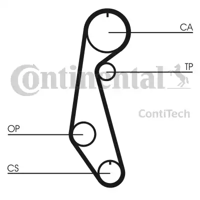 Continental CT679 - Ангренажен ремък vvparts.bg