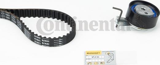 CONTITECH CT 1067 K1 - Комплект ангренажен ремък vvparts.bg