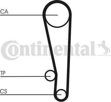 CONTITECH CT 1013 K1 - Комплект ангренажен ремък vvparts.bg