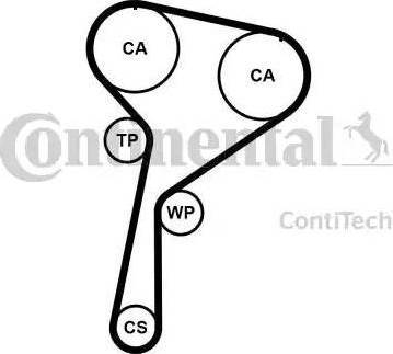 Continental CT 1184 - Ангренажен ремък vvparts.bg