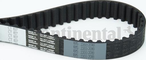 CONTITECH CT 1137 - Ангренажен ремък vvparts.bg