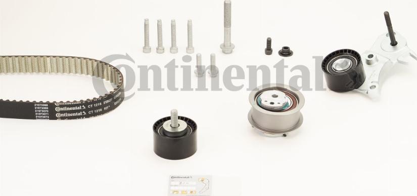 CONTITECH CT1216K3 - Комплект ангренажен ремък vvparts.bg