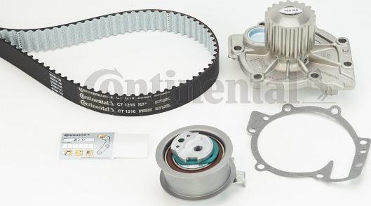 CONTITECH CT 1216 WP1 - Водна помпа+ к-кт ангренажен ремък vvparts.bg