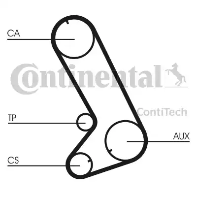 Continental CT773 - Ангренажен ремък vvparts.bg