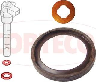 Corteco 49445016 - К-кт уплътнения, инжекционен клапан vvparts.bg