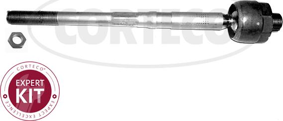 Corteco 49400010 - Аксиален шарнирен накрайник, напречна кормилна щанга vvparts.bg