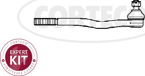 Corteco 49401374 - Накрайник на напречна кормилна щанга vvparts.bg