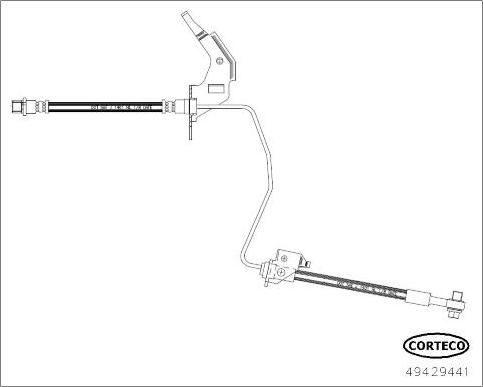 Corteco 49429441 - Спирачен маркуч vvparts.bg