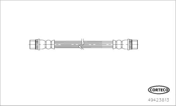 Corteco 49423813 - Спирачен маркуч vvparts.bg