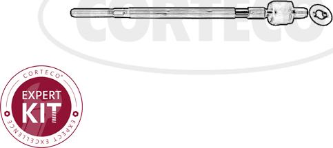 Corteco 49399395 - Аксиален шарнирен накрайник, напречна кормилна щанга vvparts.bg