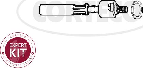 Corteco 49396751 - Аксиален шарнирен накрайник, напречна кормилна щанга vvparts.bg