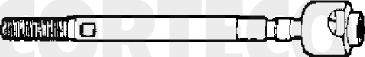 Corteco 49396771 - Аксиален шарнирен накрайник, напречна кормилна щанга vvparts.bg