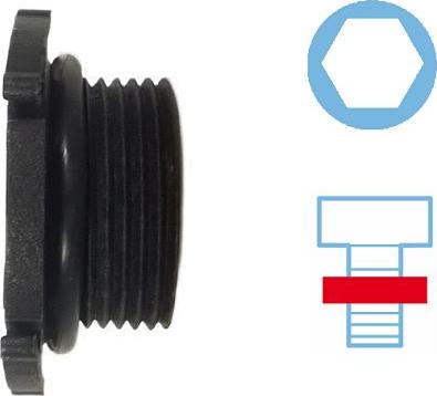 Corteco 49362393 - Болтова пробка, маслен картер vvparts.bg