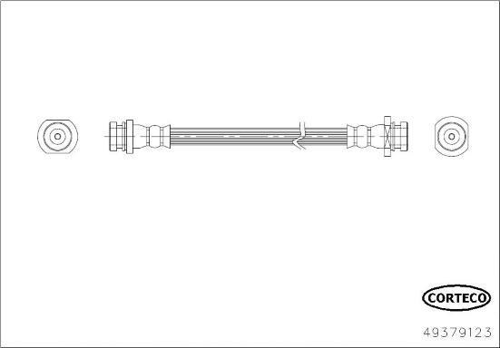 Corteco 49379123 - Спирачен маркуч vvparts.bg