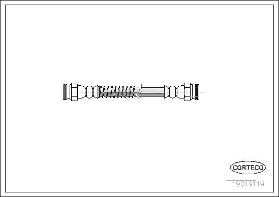 Corteco 19019119 - Спирачен маркуч vvparts.bg