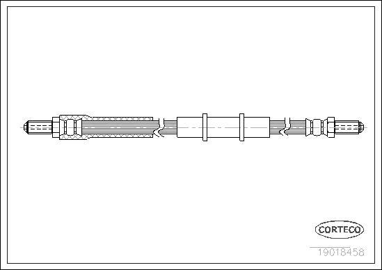 Corteco 19018458 - Спирачен маркуч vvparts.bg