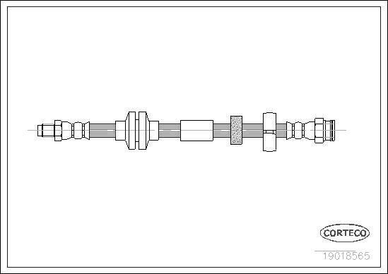 Corteco 19018565 - Спирачен маркуч vvparts.bg