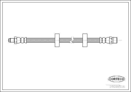 Corteco 19018516 - Спирачен маркуч vvparts.bg