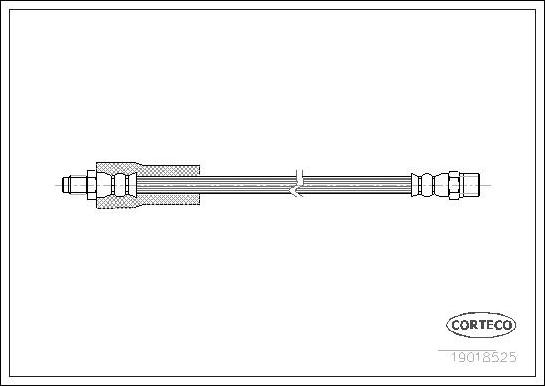 Corteco 19018525 - Спирачен маркуч vvparts.bg