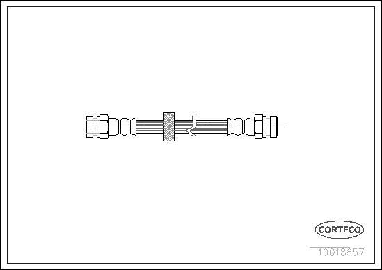 Corteco 19018657 - Спирачен маркуч vvparts.bg