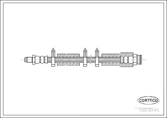 Corteco 19018145 - Спирачен маркуч vvparts.bg