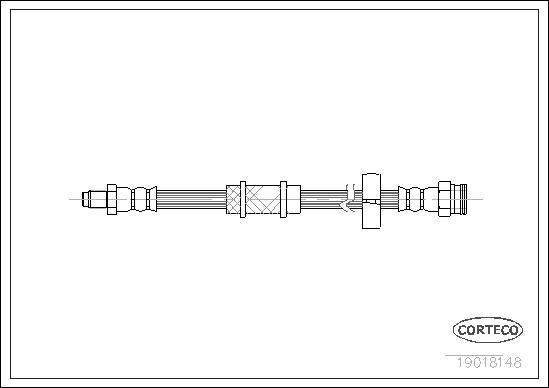 Corteco 19018148 - Спирачен маркуч vvparts.bg