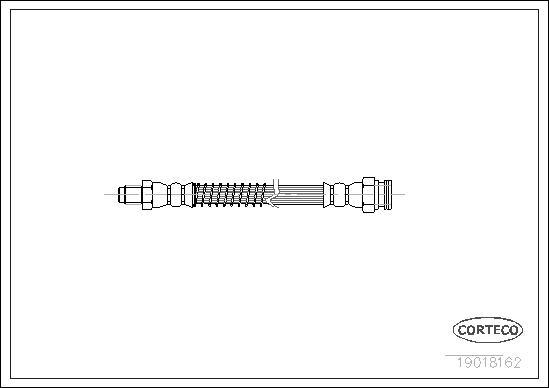 Corteco 19018162 - Спирачен маркуч vvparts.bg