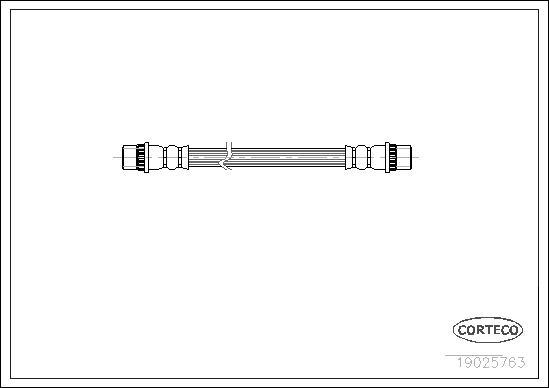 Corteco 19025763 - Спирачен маркуч vvparts.bg