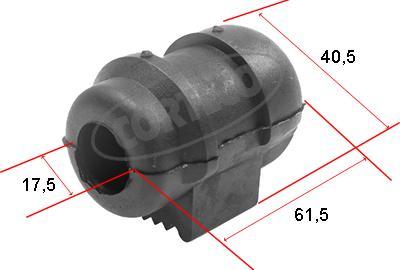 Corteco 80000116 - Лагерна втулка, стабилизатор vvparts.bg