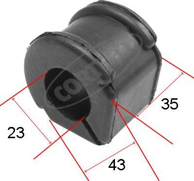 Corteco 80000133 - Лагерна втулка, стабилизатор vvparts.bg