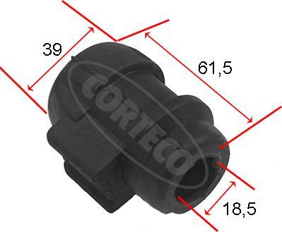 Corteco 80001465 - Лагерна втулка, стабилизатор vvparts.bg